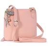 Catwalk Collection Handbags - Borsa a Tracolla Piccola in Vera Pelle - Borsetta Donna - Borsa a Mano con Tracolla Regolabile - Lena