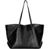 GAEKEAO Borsa a Mano Grande, Borsa Tracolla Tote Bag in Pelle Vegana | Borsa a Spalla con Cerniera e Tasca Interna, Borsa Shopper per Lavoro, Acquisti, Scuola, Viaggi, Regalo per Donne