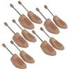DELFA Set de 5 paia tendiscarpe in legno T. 44/45 con molla a spirale per ottima ritenzione della forma calzature