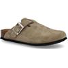 BioNatura 11 Vegas RX Imb, Sabot Unisex in Pelle Scamosciata con Plantare Anatomico (Scamosciato Taupe, Sistema Taglie Calzature EU, Adulto, Numero, Media, 37)