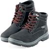 LEOSS ORIGINAL Uomo Stivaletti Comode Outdoor Scarpe Casual Sportive Ginnastica Respirabile Confortevoli Per Passeggiate Biker MU9555-1 (Nero,43)
