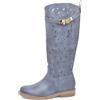 IF Fashion Stivali Stivaletti da Donna Biker Motociclista Traforati Primaverili Estivi con Fibbia LY70-4