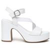 Nero Giardini Sandalo in Pelle con Tacco e Plateau