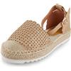 Alexis Leroy Sandali Bassi da Donna con Cinturino con Fibbia Punta Chiusa Comfort Scarpe Hole