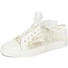 JIAJIA 8835 Scarpe da Sposa Sneaker da Matrimonio Scarpe Basse da Sposa Scarpe da Tennis con Pizzo - Personalizzazione Disponibile