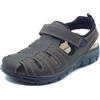 IGI&Co 1135011 Nabuk Ingrassato caffè Sandali per Uomo in Pelle con Strappo (Taglia 45)