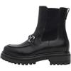 Nero Giardini NeroGiardini I411834D Guanto Nero Tronchetti Eleganti con Tacco Basso Donna in Pelle Elastici (Taglia 36)