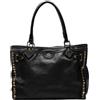 BARONE Borsa a Mano Donna Realizzata da Esperti Artigiani - Borsa in Pelle Donna Made in Italy - Comoda Borsa da Donna con Tante Tasche - Vera pelle - Adatta a Qualsiasi Occasione (Nero)