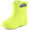Ladeheid Stivaletti Pioggia Bambino in EVA Termici, Invernali Stivali Pioggia Bambina con Calzino Interno e Motivo a Rana, Scarpe Bambino per Passeggiate LA-CA-03 (Limone, 30/31)