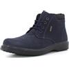Valleverde Vl53831 Scarponcini Casual Uomo Scamosciato Blu Tacco Grosso 3Cm Suola Gomma Gambale Caviglia