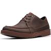 Clarks Vargo Vibe, Derby, Uomo, Marrone (Marrone Scuro Lea Marrone Scuro), 41 EU