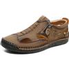 Generico Sandali Trekking Uomo Sandali da uomo comodi e traspiranti, da indossare ogni giorno, per passeggiate casual, spiaggia, all'aperto, estate, primavera, autunno, resistenti e leggeri. (Brown, 5)