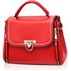 NICOLE & DORIS Nuova Borse a Mano da Donna Piccola Borsa a Tracolla Elegante Borse da Donna Borsa con Manico Superiore Firmate Borse in PU Pelle Borsa Crossbody Rosso