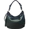 Cheval Firenze Borsa a Spalla Annalisa, Vera Pelle Made in Italy (NERO)