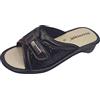 Valleverde Sandali Ciabatte Donna fondo memory Strappi 100% vera pelle