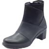 ENVAL SOFT 8755100 Nappa Soft Nero Tronchetti per Donna in Pelle e Tessuto con Lampo Tacco Medio