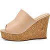 IF FASHION Sandali Zatteroni Ciabatte Zeppa Zeppe Alte Da Donna Estiva 2801