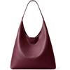 KALIDI Slouchy Hobo Bag Vegan Leather Suede Tote Bag Donna Weekender Spalla per Casual Borsa da Viaggio