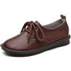 BWGHBH Loafer e Mocassini Donna Pell Eleganti Derby Donna Casual in Tinta Unita Scarpe da Barca Donna Morbidi Semplici (caffè.Tag43-EU41)