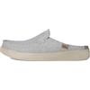 Kickback Barbeach Mules in Canvas Uomo - Mocassini Slip‑On Casual Estivi con Suola Antiscivolo e Soletta Interna Foderata in Pelle - Scarpe per Spiaggia, Viaggi e Uso Quotidiano