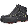 SAFETOE Stivali da lavoro per saldatura - 8387 S3 Antistatici ESD Pelle Bovina Scarpe di Sicurezza per Saldatore 300 ℃ Resistenti al Calore e alle Scintille Copertura Protettiva con Cuciture e Lacci