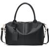 NICOLE & DORIS Borse a Mano Elegante Borsa Semplice Borsette Tracolla Morbida Pelle PU Borse Tote Media Impermeabile Borsa Spalla Shopper Nero