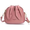 NICOLE & DORIS Borsa Tracolla Donna Piccole Borsa Carina Mini Borse a Mano e a Spalla PU Pelle Borsa Messenger Ragazze Crossbody Bag Borsa per Telefono Rosa