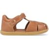Bobux I-Walk Compass - Sandali da bambino in pelle con chiusura autoaderente, Caramello, 25 EU