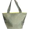 NAJ-OLEARI Borsa da Mare a Mano in Tessuto, Kaki, 44x29x25 cm