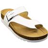 sanaGens Masai 72 BIANCO infradito Ciabatte Ortopediche Made in Italy Tg 40