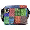 Ethnique Mode Ethnnique Mode Borsa Piccola in Cotone Etnico con Stampate Colorate - Borsa Etnica da Donna, Stile Indiano (Multicolore)