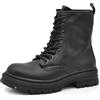 IF FASHION Stivali Stivaletti Anfibi Scarpe da Donna Con Platform Y13 nero N.39