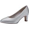 Tamaris Décolleté da donna con tacco a blocco metallico 42 EU