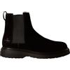 Calvin Klein Uomo Stivaletti Chelsea Combat in Pelle Scamosciata, Nero (Triple Black), 40
