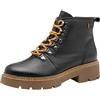 Tamaris Damen Lace Boot Flat 1-25212-45, Stivaletto Donna, Nero, 40 EU