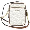 Michael Kors Jet Set Travel - Borsetta a tracolla con logo di dimensioni medie, Vaniglia., Medium