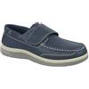 CHARLES SOUTHWELL Men's Wide Fit Faux Leather Touch & Close Slip On Or Lace Up Casual Lightweight Comfort Boat Deck Shoes