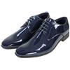 Evoga Scarpe Uomo Class Blu/Nero Lucido Vernice Eleganti Cerimonia (#A2 Blu, Sistema Taglie Calzature EU, Adulto, Numero, Media, 41)