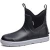 ZEPYFXIT Stivali da Pioggia Uomo in Gomma Impermeabile Stivaletti Chelsea con Elastici Comodi Stivali da Lavoro Impermeabili per Giardinaggio Pesca e Trekking (Nero 25257, 43 EU)