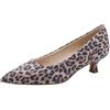 Marco Tozzi Donna Décolleté Morbido Feel Me Plantare Morbida Fodera Interna Moderno, Beige (Leo Dune), 40 EU