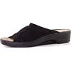 ARCOPEDICO, SPLASH 1301, CIABATTA SANDALO, cotone, NERO - 38