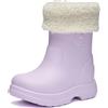 Ladeheid x Camminare Stivaletti Pioggia Bambino in EVA Rinforzata Termici, Invernali Stivali Pioggia Bambina con Calzino Interno, Scarpe Bambino per Passeggiate LA-CA-19