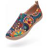 UIN Mocassini Piatti con Serie Floreale da Donna Scarpe Comode da Passeggio