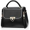 NICOLE & DORIS Nuova Borse a Mano da Donna Piccola Borsa a Tracolla Elegante Borse da Donna Borsa con Manico Superiore Firmate Borse in PU Pelle Borsa Crossbody Nero