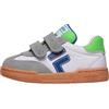 Falcotto Sneakers in Suede e Tessuto Tecnico, Bianco-Grigio 26