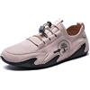 Asifn Scarpe Casual da Uomo Scamosciati per Guida in Pelle Comfort di Guida Mocassini Il Tempo Libero Cucitura a Mano Abiti Lavoro Vintage Ufficio