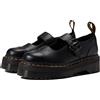 Dr. Martens Donna Addina Flower, Nappa Nera Macinata, 7