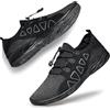 Raoendis Water Shoes - Scarpe da uomo e donna, ad asciugatura rapida, leggere, unisex, da spiaggia, sport a piedi nudi, Nero (Tutto nero), 38 EU