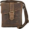STILORD Mattia Borsa a Tracolla Uomo in Pelle Vintage - Borsa Messenger per Tablet 10,1 & iPad 9,7 - Borsello in Pelle Vera Colore:marrone medio