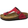 GoldStar Ciabatta Infradito modello GS830Q Plantare Anatomico Soft (Rosso, numeric_38)
